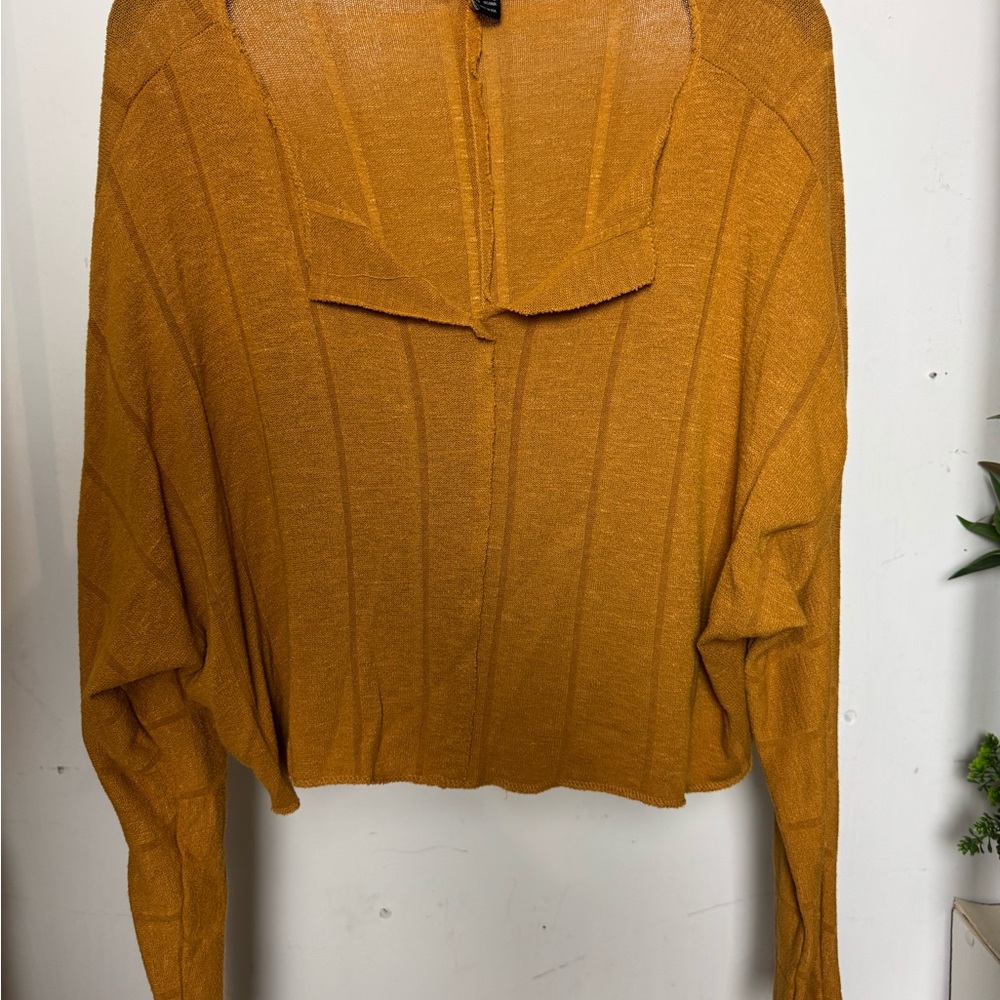 Forever 21 Mustard Sweater